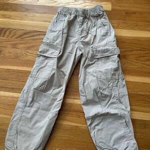 Uniqlo Kids Casual Cargo Pants - Light Gray